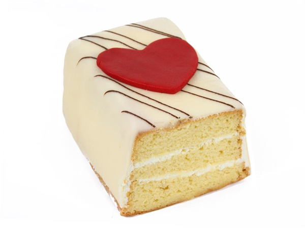 Gevulde cake met hart